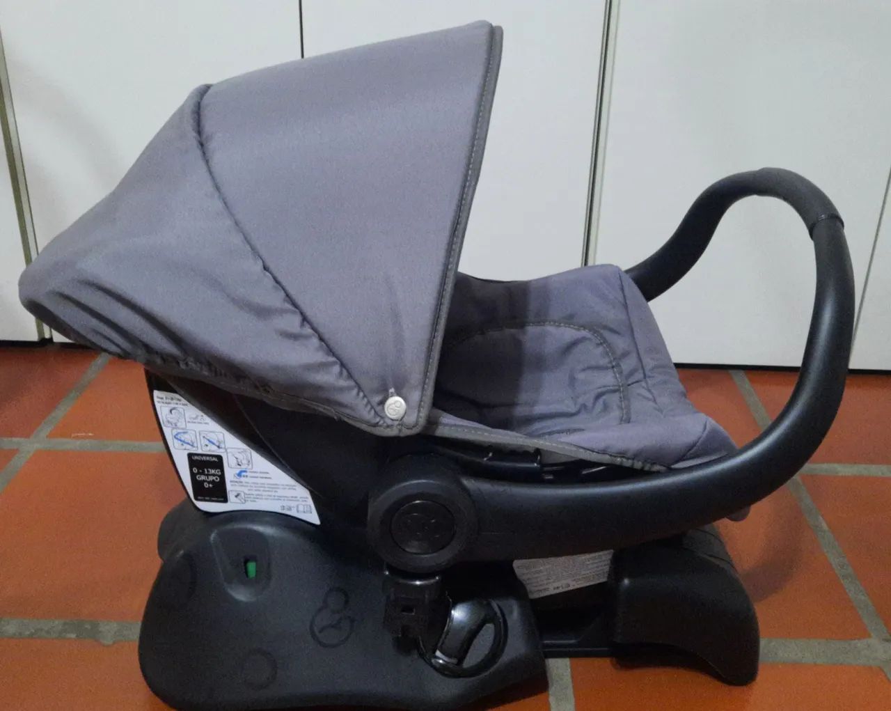 Carrinho e bebê conforto com base Galzerano - Foto 4