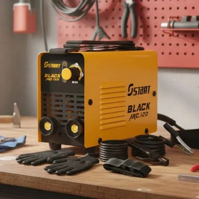 MÁQUINA DE SOLDA INVERSORA BLACK ARC 120  - Foto 5