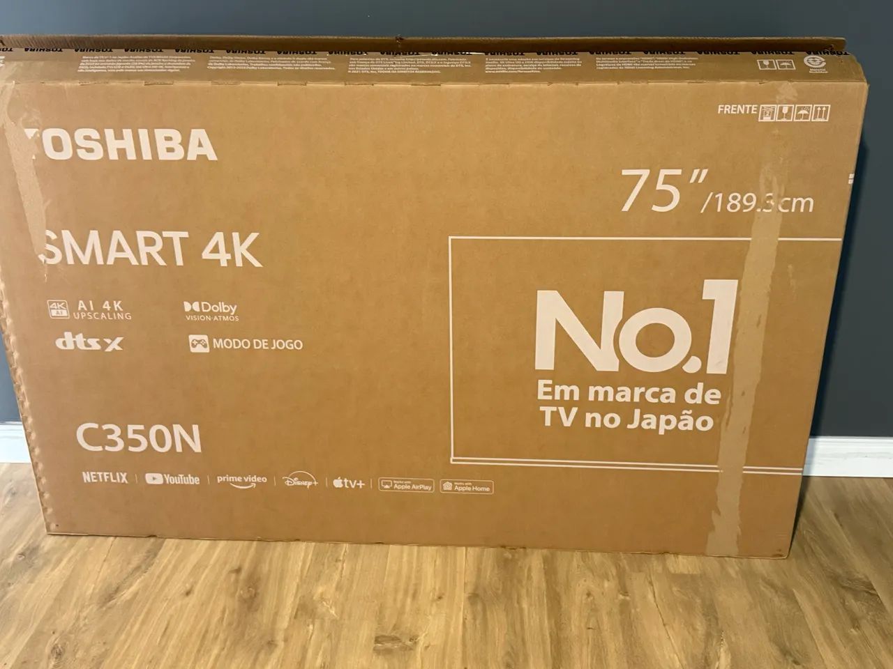 Smart TV 75 Polegadas Toshiba - Usada 1x Apenas - Foto 2