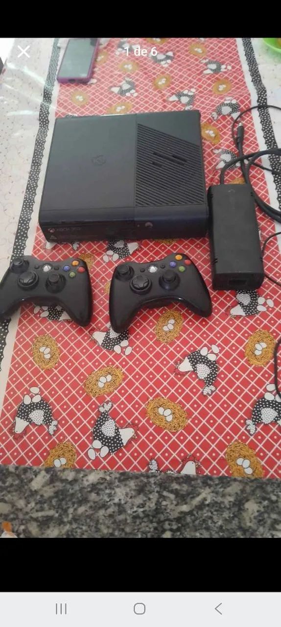 Xbox 360 super slim com defeito