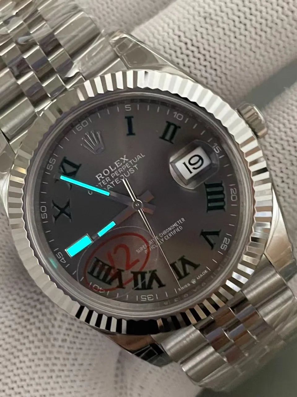 Relógio Rolex Datejust Wimbledon 126334 41mm (Fábrica VSF) - Foto 4