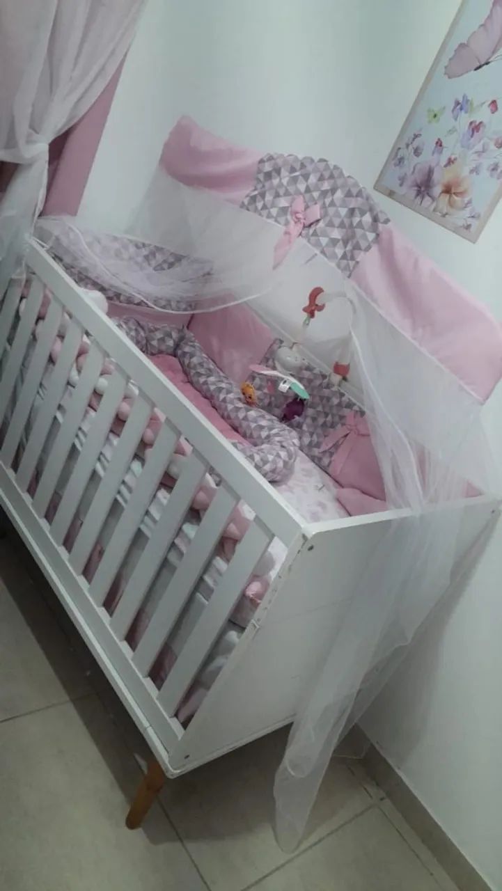 Berço que vira caminha + carrinho cosco kids - Maternidade e Cuidados ...