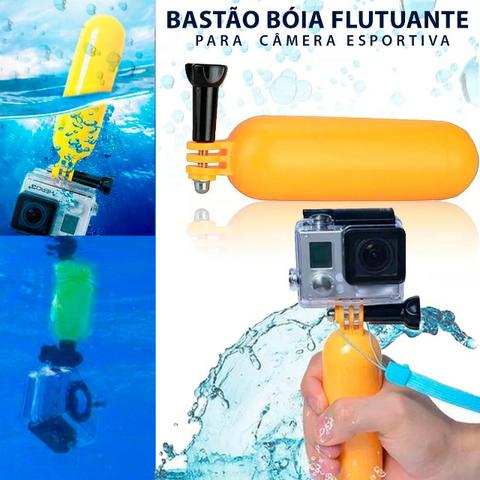 Bastão Bóia Flutuante Gopro Bobber Floaty Mergulho Sjcam