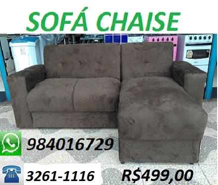 (Solicite e Receba No Mesmo Dia)Lindo Sofa Chaise Novo Super Barato Apenas 499,00