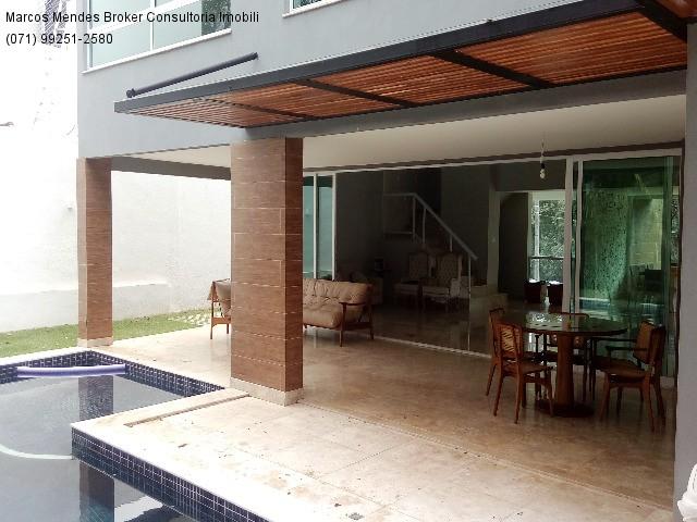 Linda casa pra venda ou locação - Alphaville Salvador 1. Lote diferenciado em parte alta. - Foto 17