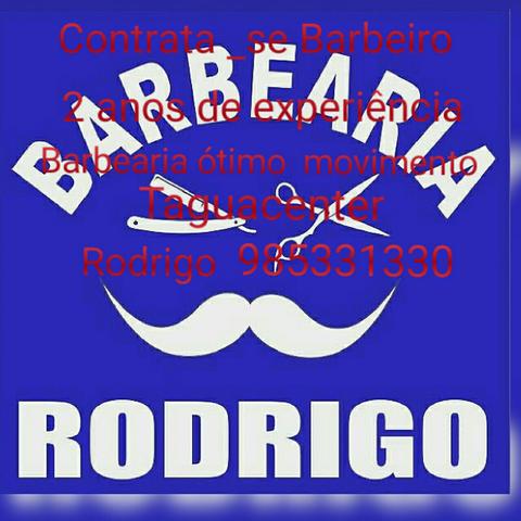 Contrata se barbeiro com experiência pra trabalhar em taguatinga. 2anos de experiência