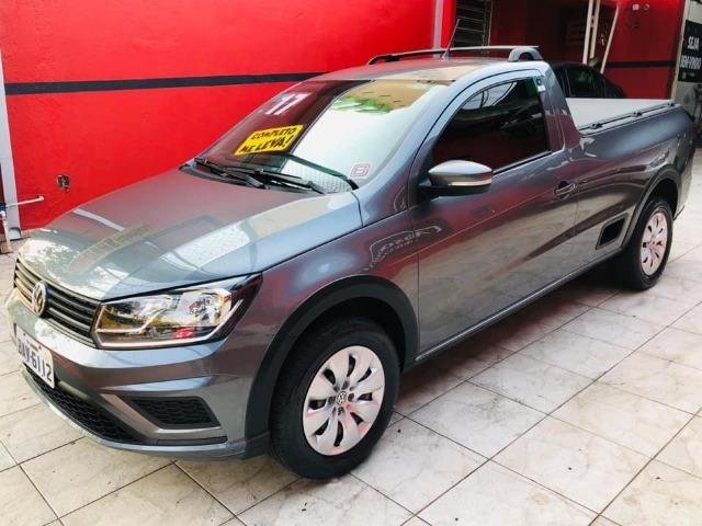 Saveiro 2017 trendline 1.6 flex completa, único dono !!! - Foto 6