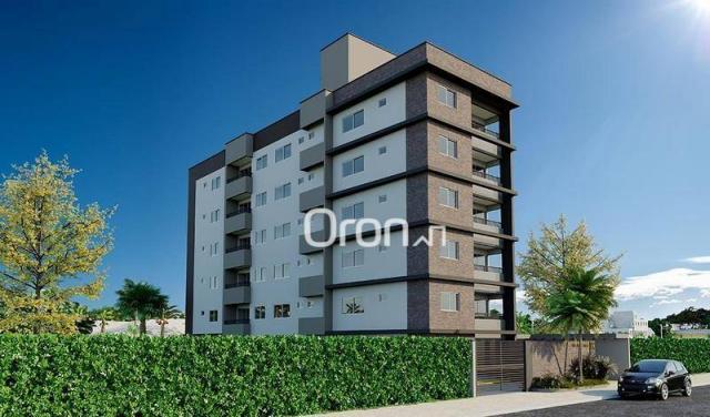 Apartamento com 2 dormitórios à venda, 58 m² por R$ 203.000,00 - Vila Rosa - Goiânia/GO - Foto 3