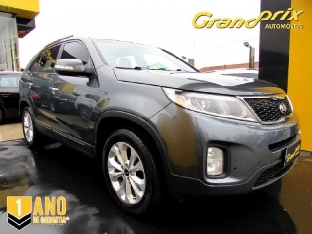 SORENTO 2014 2.4 16V GASOLINA EX AUTOMÁTICA VERDE COMPLETA + BANCOS EM COURO!
