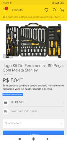 Kit ferreira Stanley COM MALETA