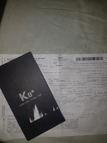 Lg k8+ lacrado com documento