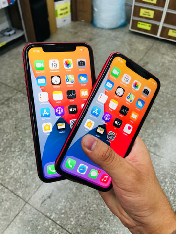 iPhone 11 Red 64g semi // impecável e garantia  - Foto 2