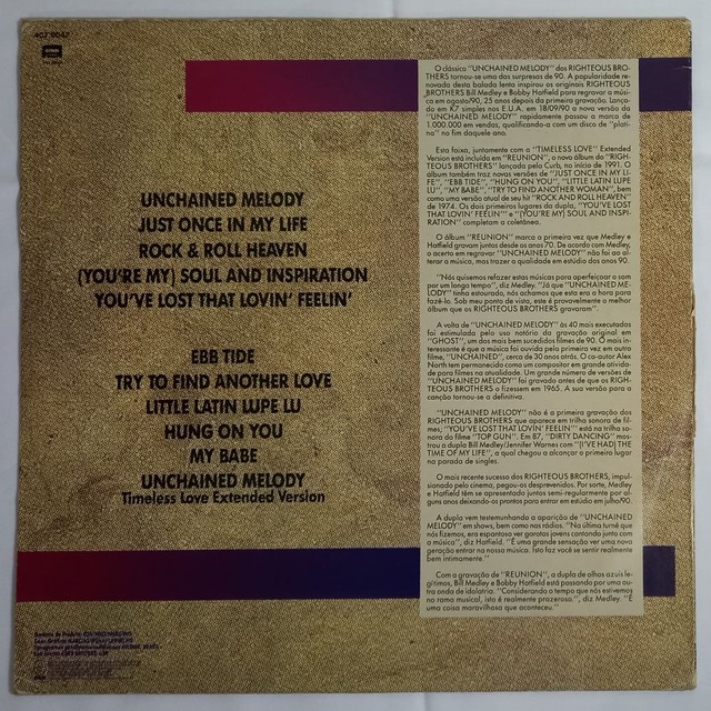 LP vinil Righteous Brothers 1991 - Foto 3