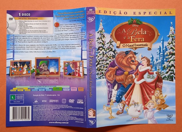 Dvd A Bela e a Fera - O Natal Encantado - Disney - CDs, DVDs etc -  Pilarzinho, Curitiba 1125175680 | OLX