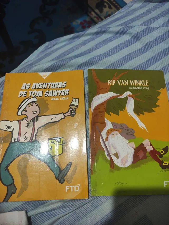Livros 10 reais cada um conservado,Rip Van,As aventuras de Tom - Foto 2