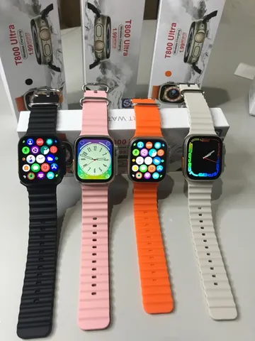 Smartwatch T800 Ultra 45 mm Faz e Recebe Ligação,Coloca foto na tela,Recebe Notificações