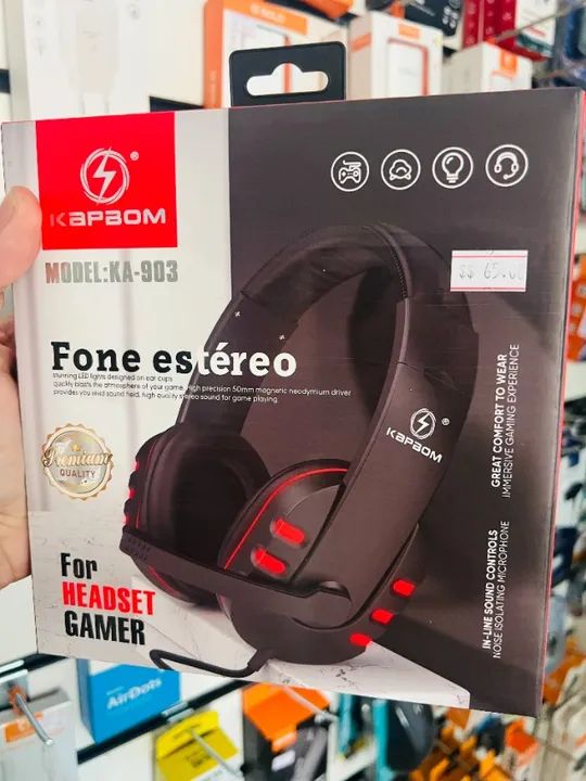 Fone de Ouvido Headset Game