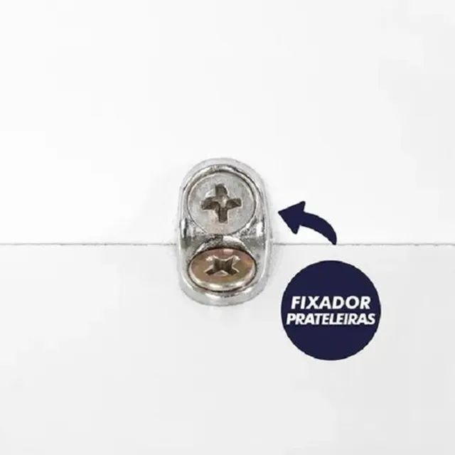 Rack Suspenso Para Quartos E Salas Com 4 Prateleiras - Foto 3