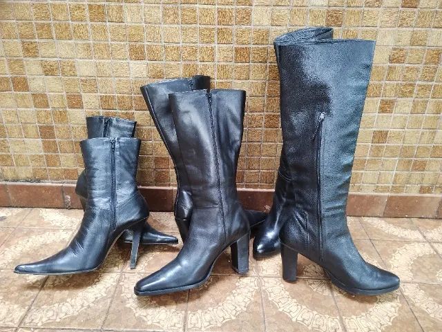 Vendo ou Troco Botas de couro legitimo 39 Excelente estado! - Foto 2