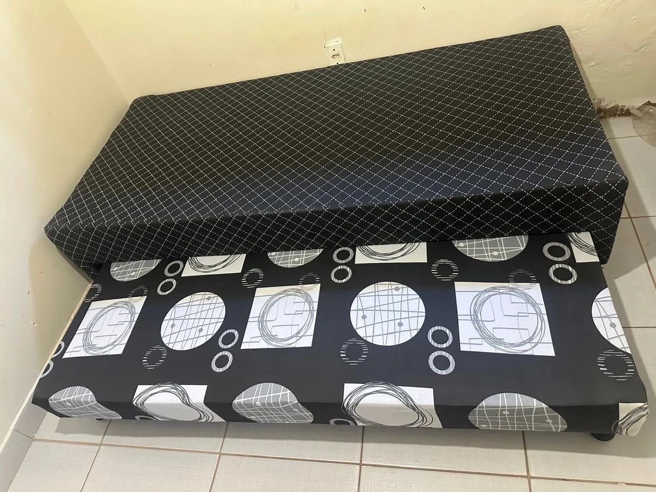 BASE BOX SOLTEIRO COM AUXILIAR NOVO R$ 450,00 - Foto 3