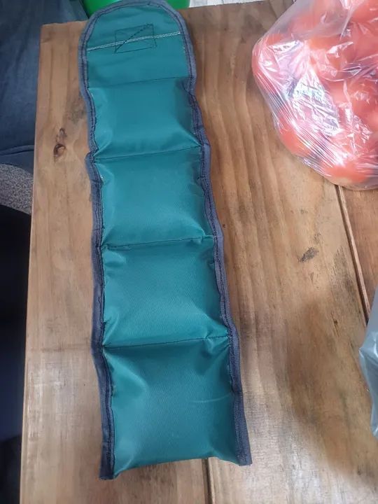 Par de Caneleiras para Treino - Verde - Foto 2