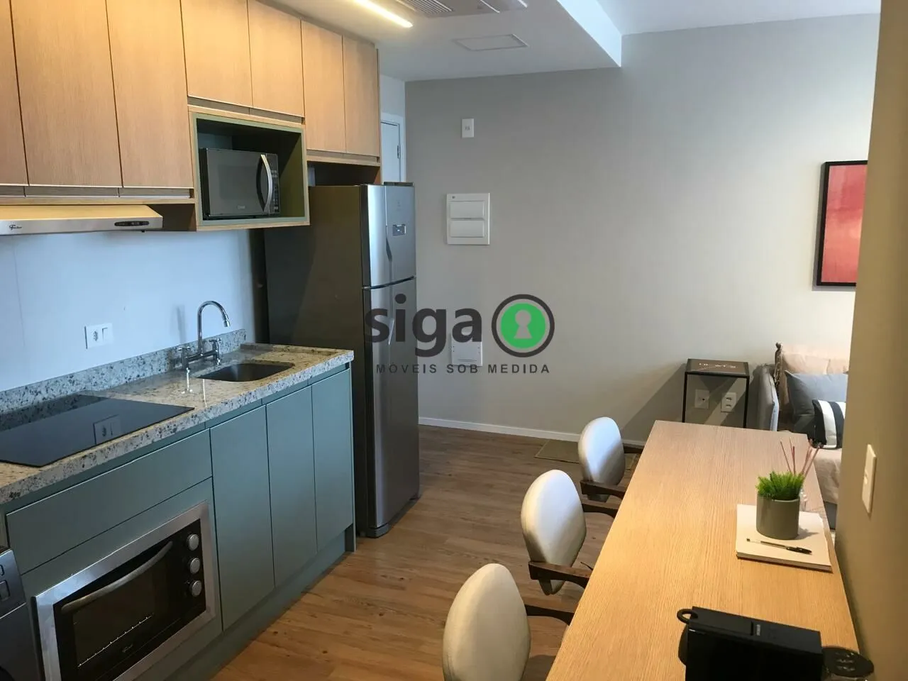 Apartamento 48m² mobiliado, 2 quartos para locação, localizado na Chácara Santo Antônio/SP