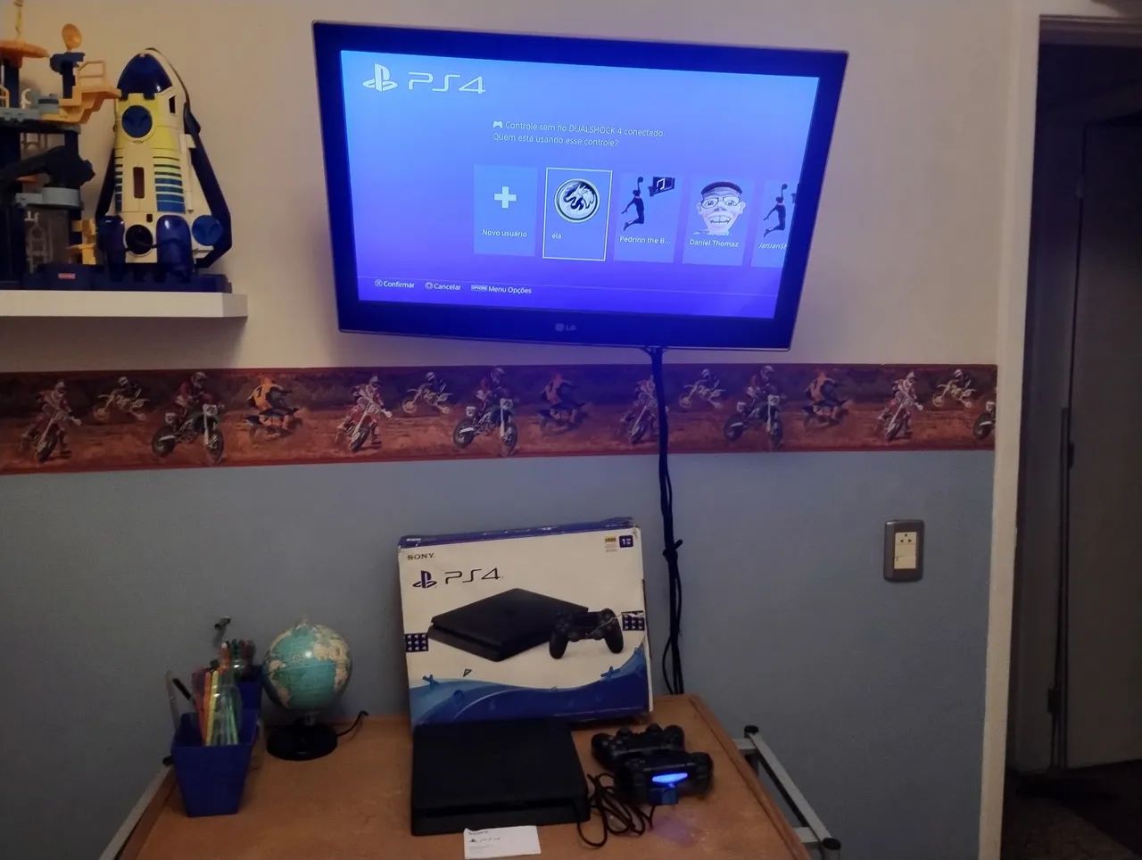 Playstation 4 Slim 1 Tb Sony Seminovo - Foto 2