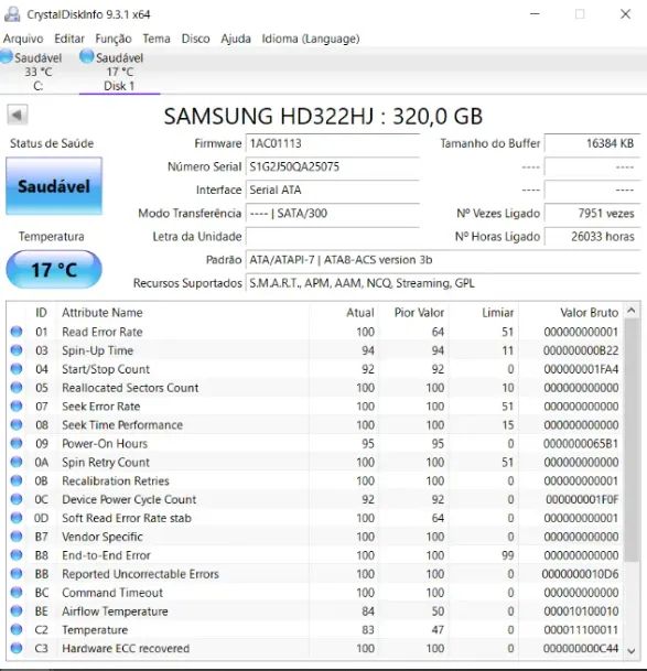 HD 3.5 Samsung 320gb 7200rpm desktop/dvr/nvr - Foto 2