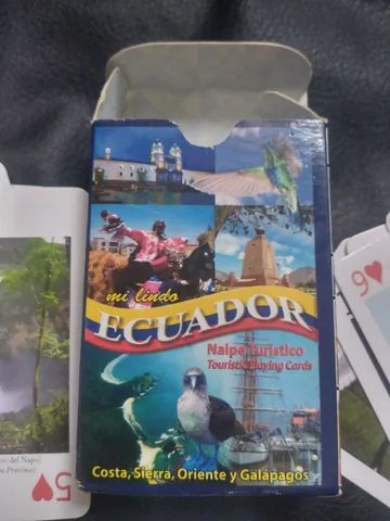 Baralho para coleção completo história do Ecuador 