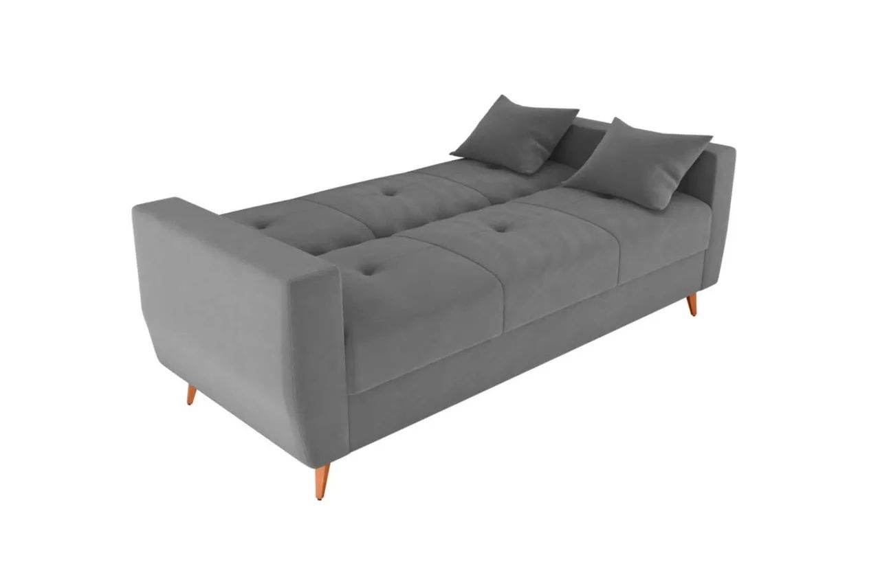 Sofá Cama com Baú Design Moderno r43 - Foto 3