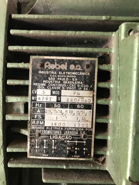 Politriz indústrial de coluna 5cv  marca REBEL - Foto 2