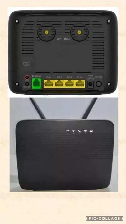 Roteador Wi-Fi ADSL/Cabo - Novo