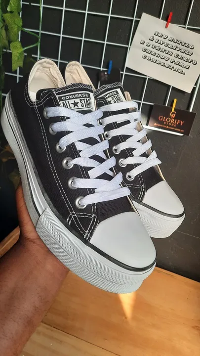Tênis AllStar PLATAFORMA Preto Premium (34 AO 39) - A Pronta Entrega [LEIA A DESCRIÇÃO]