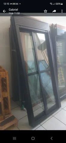 Porta balcão panorâmica com persiana linha gold premiun  - Foto 5