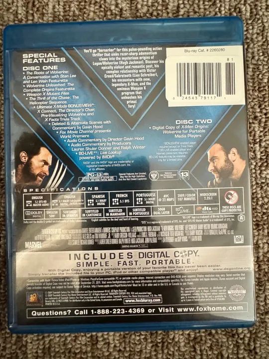 X-Men Origens: Wolverine Blu Ray - Foto 2