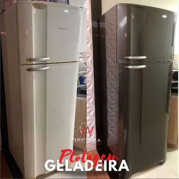 Envelopamento de geladeiras com instalação profissional 