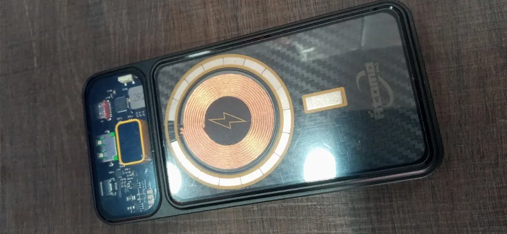 Carregador portatil 10000 mha indução tipo c