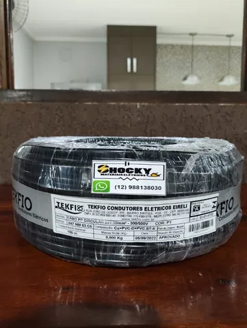 Rolo de cabo PP 2x1,5mm² - 100 metros!