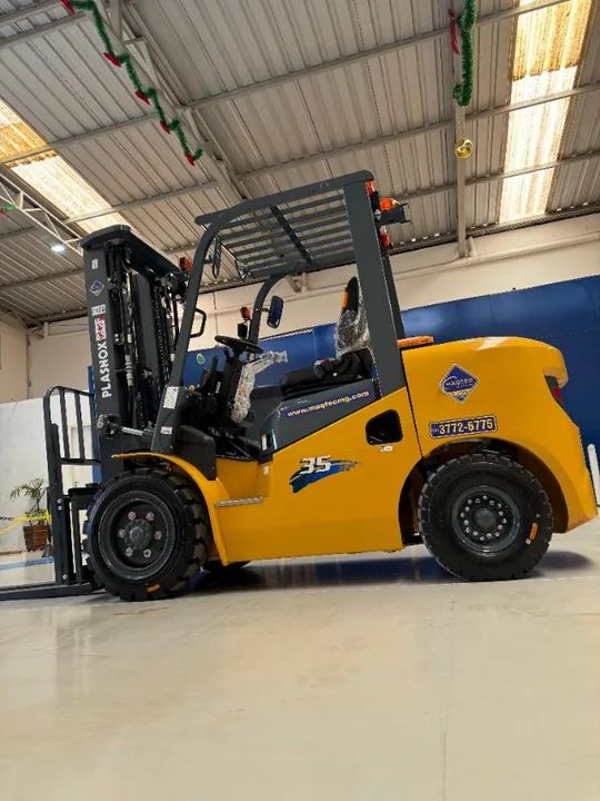 Empilhadeira Plasnox| Nova| 3.500kg| Diesel | Torre 4.7mts - Foto 3