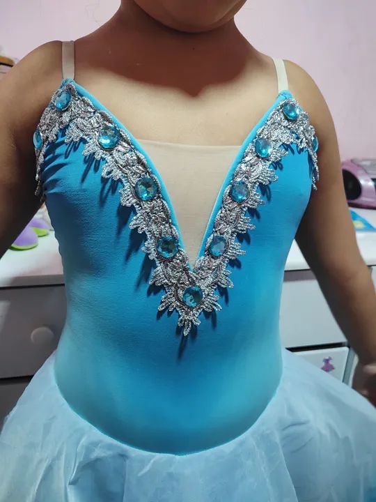 Vestido para apresentação de ballet ou fantasia de princesa  - Foto 3