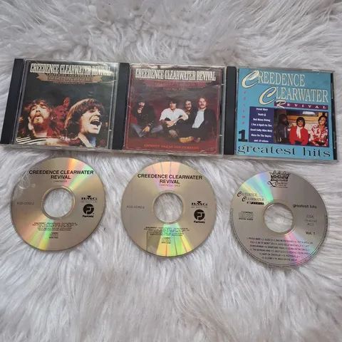 Lote 3 Cds Creedence Clearwater Revival - Chronicle Volumes 1 e 2 & Greatest Hits