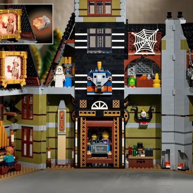 Lego 10273 Casa Mal Assombrada 3231 peças Haunted House  - Foto 4