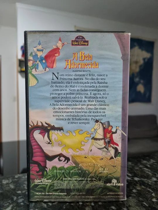Vhs A Bela Adormecida video colection 2 ° Tiragem  - Foto 3