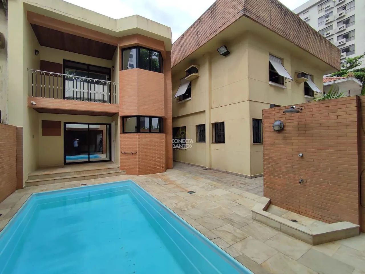 Casa com piscina para alugar no Gonzaga, Cod: 79 - Foto 2