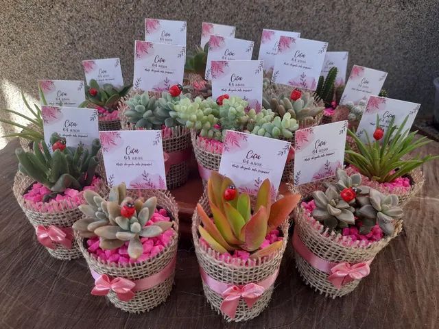 Lembrancinhas de cactos e suculentas  - Foto 4