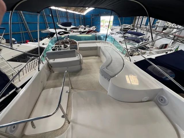 Lancha Carbrasmar Fighter 38 ano 2006, Phantom, Ferretti, Azimut, Real, Focker - Foto 9