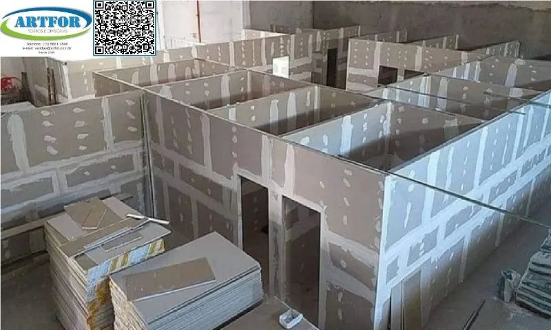 Dry Wall, Forro Gesso, Divisórias Gesso, Teto Gesso, Paredes Gesso - Artfor