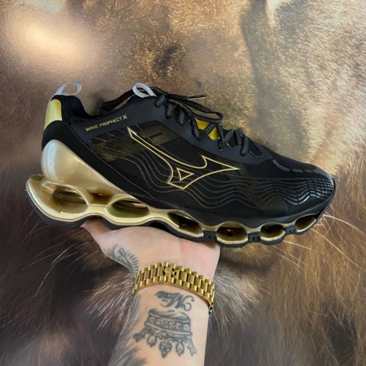 (cor exclusiva) mizuno pro x Golden  - Foto 2