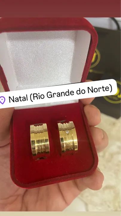 Alianças Bvlgari 100% Moeda Antiga Pronta Entrega