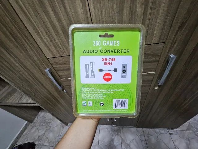 cabo audio converter 5in1 30 cm para xbox 360 - Foto 2